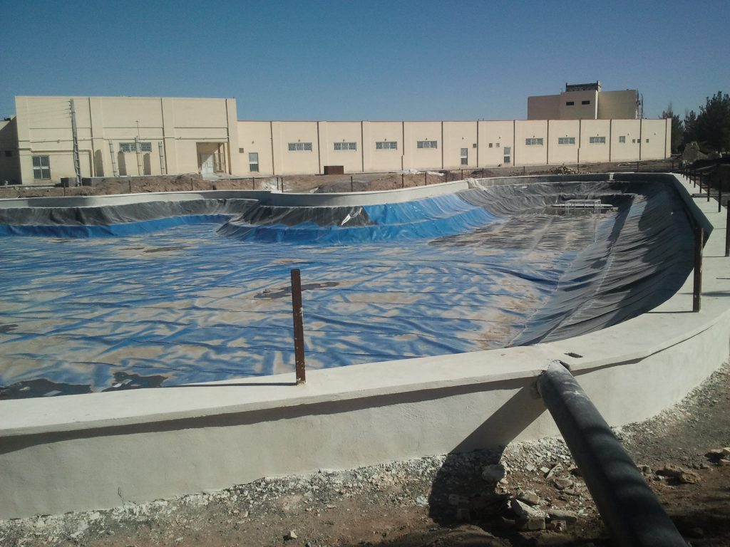 دریاچه مصنوعی با ورق ژئوممبران